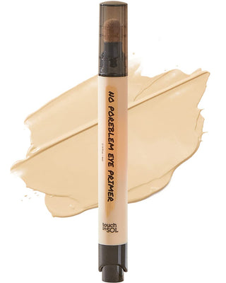 eye makeup primer for eyeshadow, no poreblem, touch in sol, Korean makeup