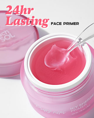 long lasting face primer, icy sherbet, touch in sol