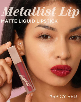 spicy red lipstick, korean cosmetics, vegan, rouge, touch in sol