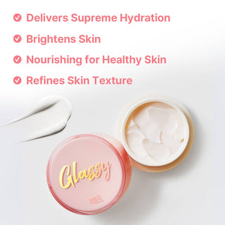 AHA BHA PHA Toner + Glassy Moisturizing Face Cream Skincare Bundle