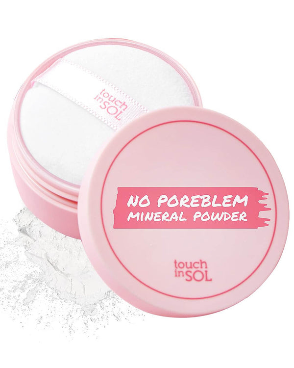 mineral powder foundation, pore primer, no poreblem, korean makeup
