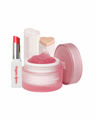 Icy sherbet, lipstick, highlighter, touch in sol