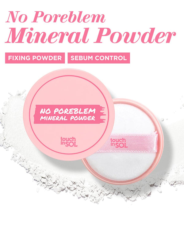 fixing powder foundation, touch in sol, no poreblem