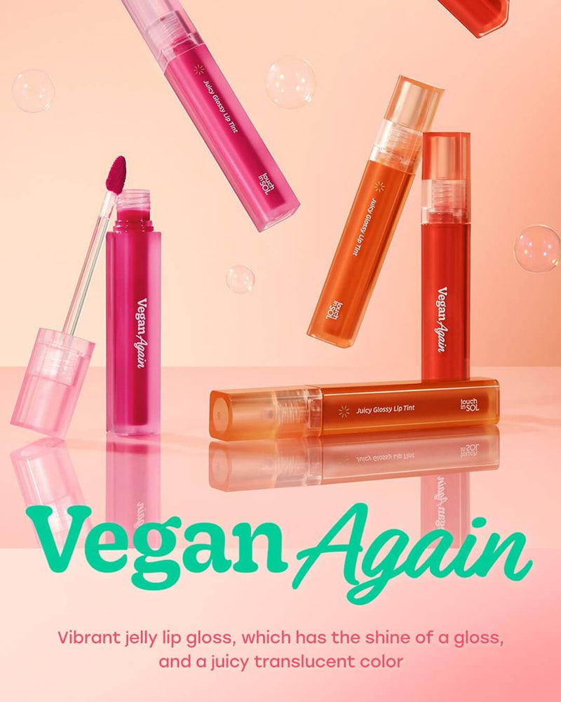 lip tint vegan, korean lipstick, touch in sol